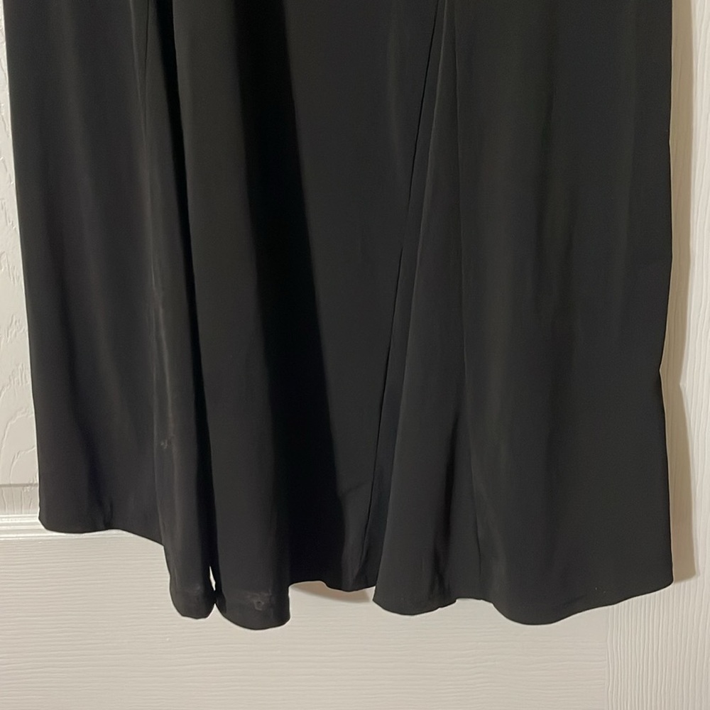 NWT Kim Rogers black cold shoulder dress L - Picture 5 of 7